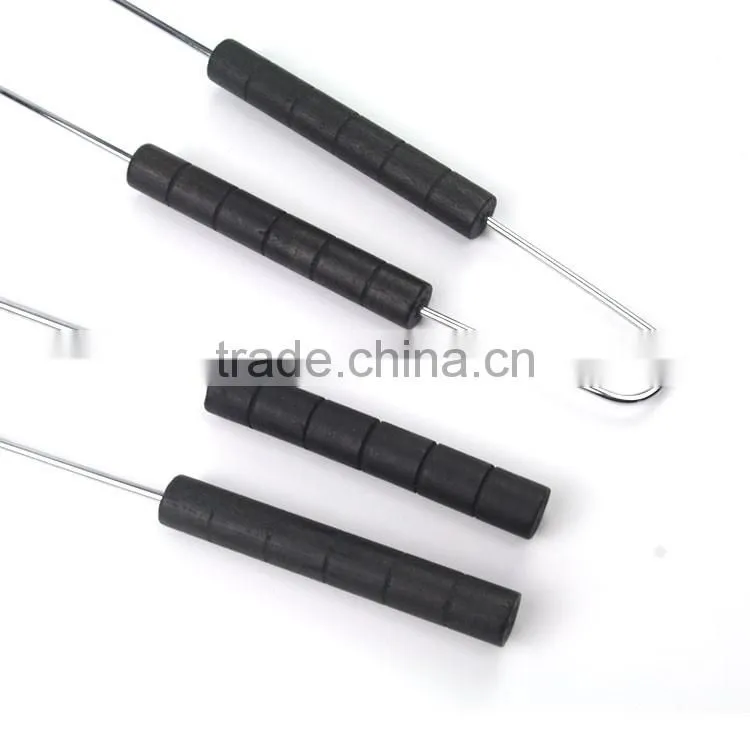 3pcs promotional chrome plated bbq toos set for kids