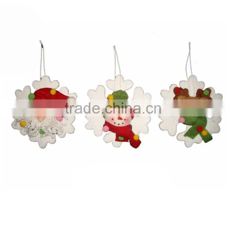 Fashion Christmas Snowman Deer Snowflakes Christmas Tree Ornament Cheap Christmas Tree Decoration