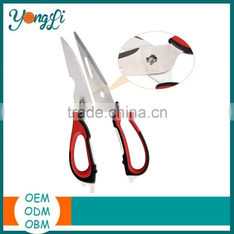 Heavy Duty Scissors Utensils with Magnetic Holder Stainless Steel Kitchen Shears