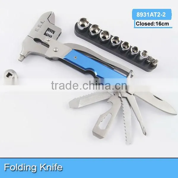 2014 New arrival multi function camping axe hammer tools 8931AT2-2