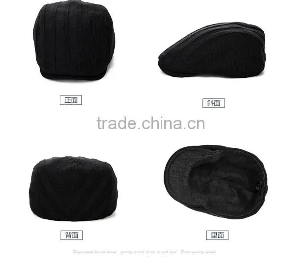 korean man han edition of the spring and autumn winter fashion knitted cap beret painter advance hats of England