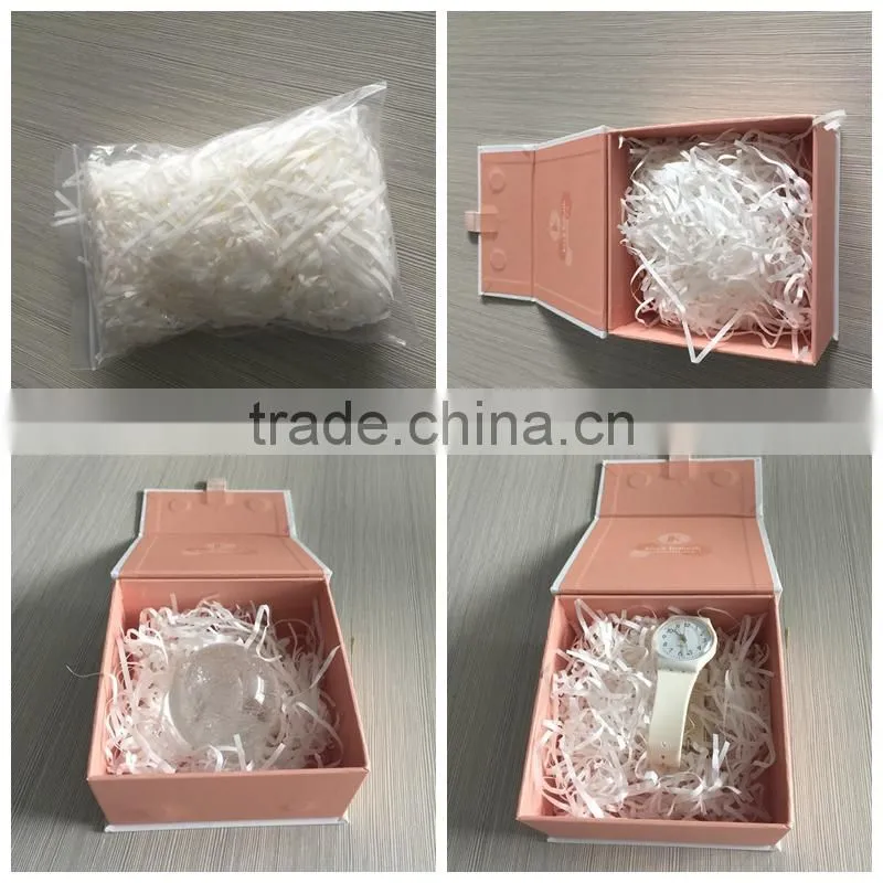 Custom white delicate jewelry hardcover gift custom box for bracelet satin inside
