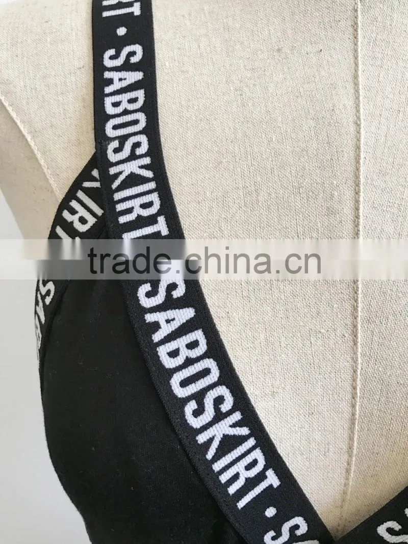2017 new design letters printing open sexy girl full photo fashion sexy girl swimwear