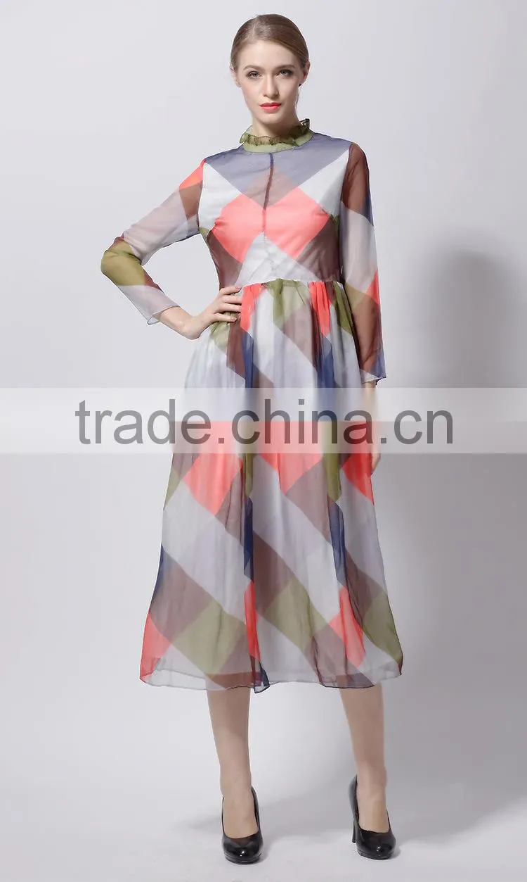 2015 Fashion import clothes girls' dress