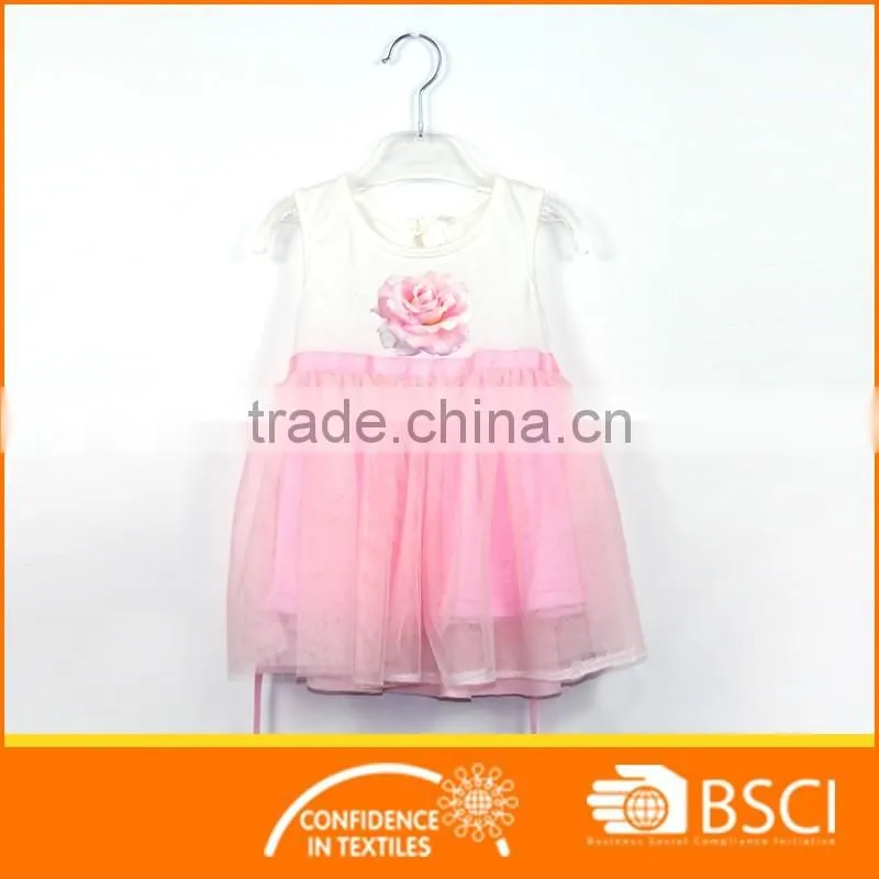 flower photo print fairy dress baby girl dresses