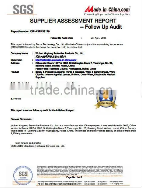 Wholesale safety products strong fabric construction work uniform suits