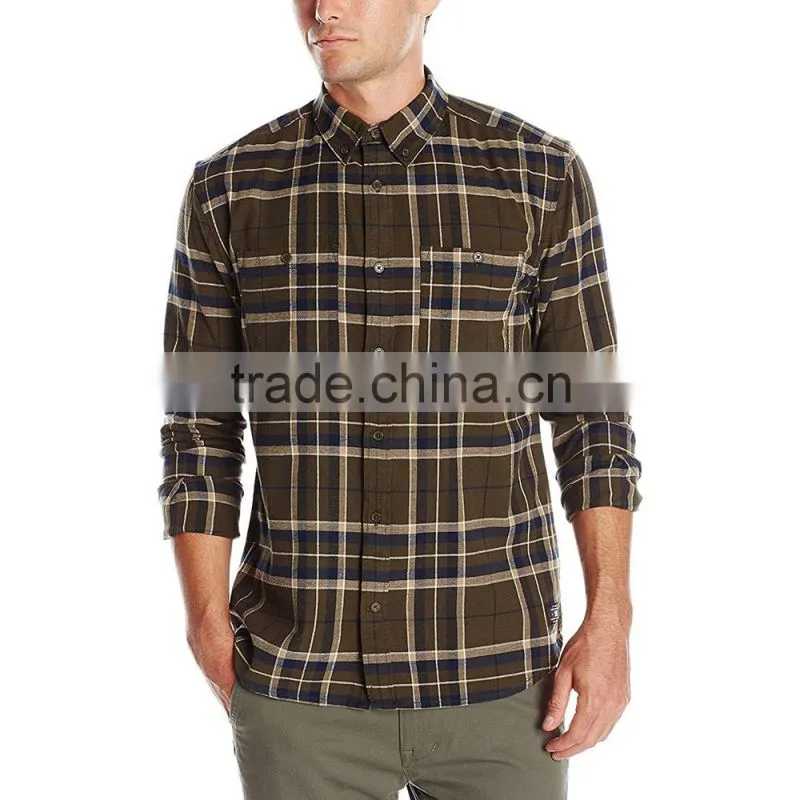 blow 3dollar oem factory yellow plain mens flannel shirt for cheap price