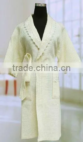 100% cotton bath gown