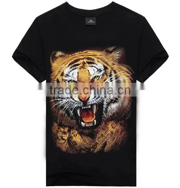 China Clothing Factory Custom Polyester Sport Men 3D Printing T Shirt