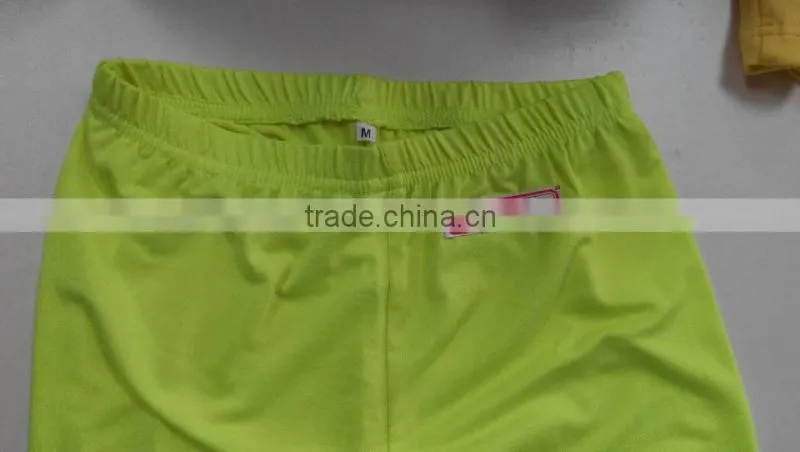 plain polyester lycra sexy women leggings