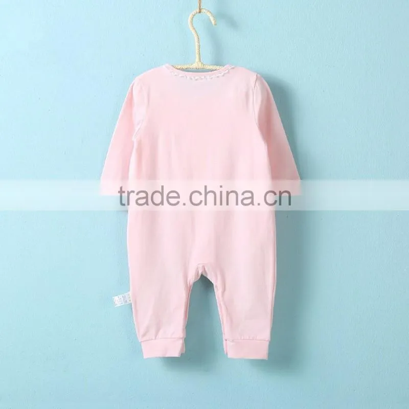 1531 OEM Baby clothes newborn boys 100% cotton baby jumpsuit long sleeve Infants clothing& Toddlers baby onesie