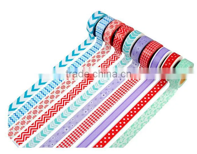 Chevon and Pokla Dot Washi Masking Tape Set