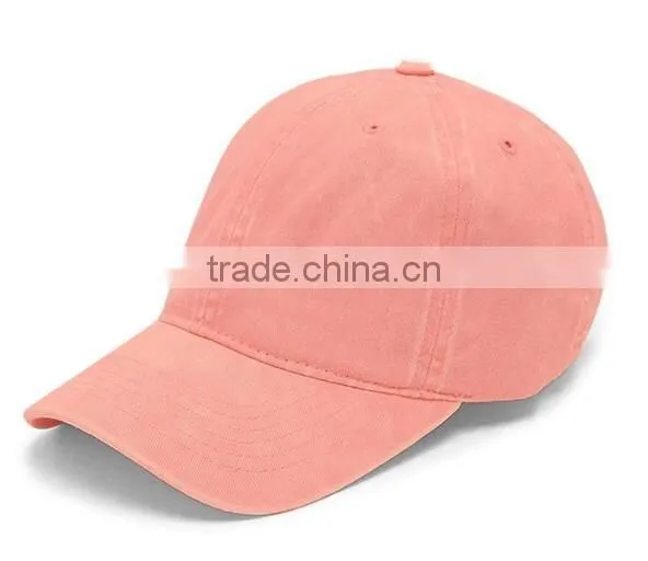 2017 Custom Made One Size to Fit All Acid Washed Plain Blank Dad Hat for Ladies