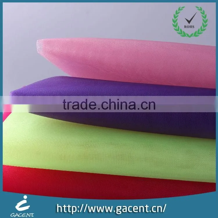 Mesh fabric manufacturer stiff nylon mesh for bridal sewing dress