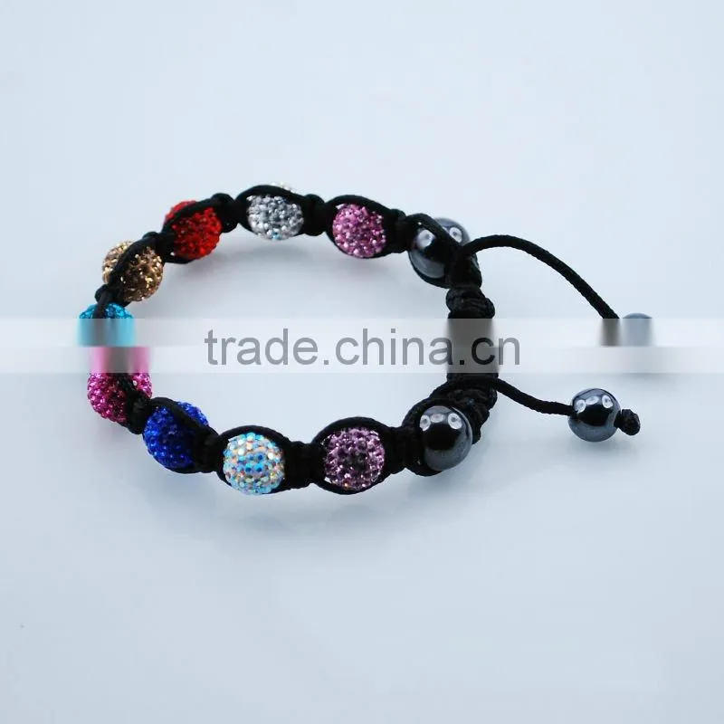 Mixed color bracelet Shamballa