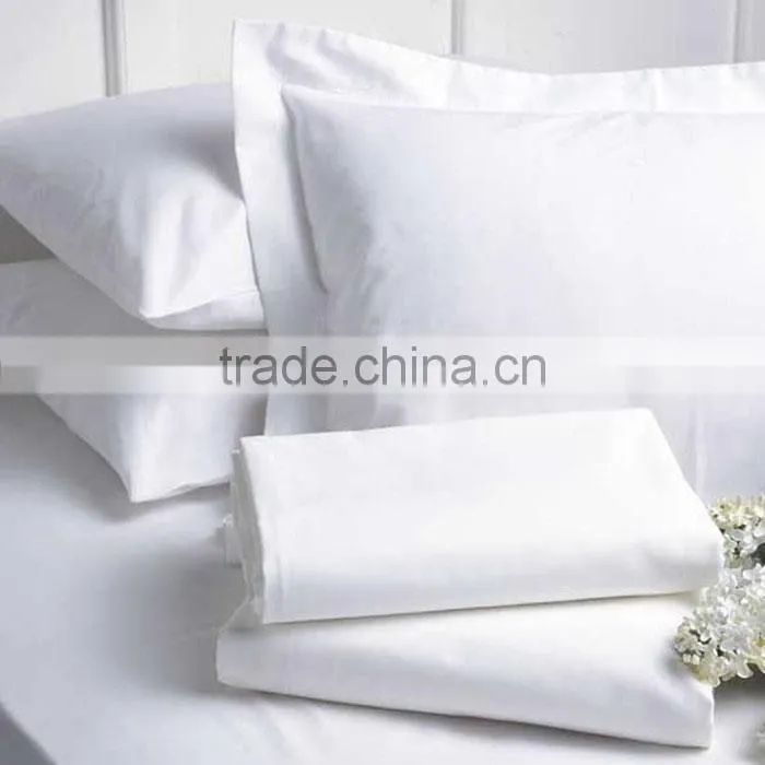Envelope style hotel collection white cotton wholesale custom pillow cases cover