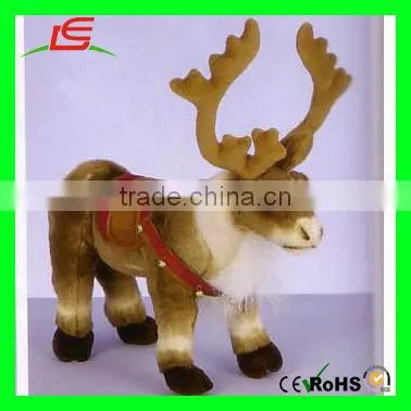 Plush Realistic Christmas Reindeer Toy