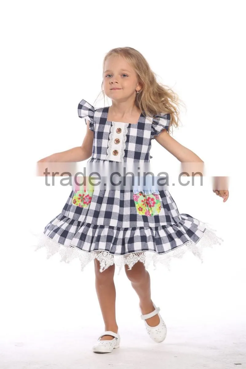Lovelybabies kids fashion dresses pictures fashion ruffle icing modern dresses for girls