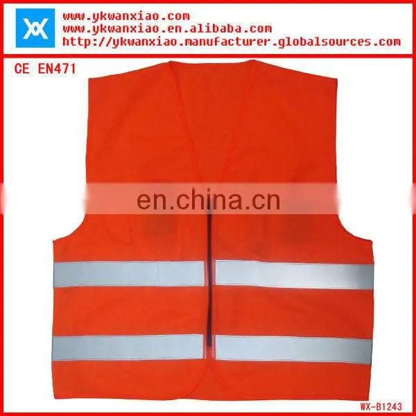 reflective purple vest with zipper,purple safety reflective vest with Pockets, safety purple vest