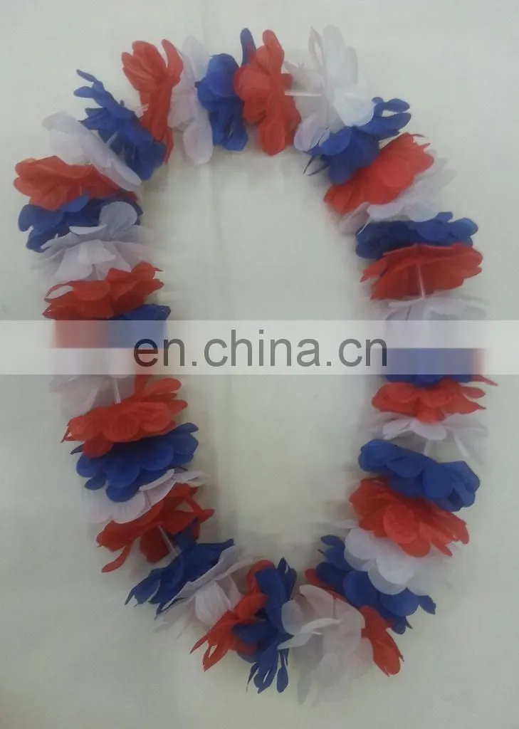 Hawaiian Luau Jumbo Silk Flower Leis Tropical Party