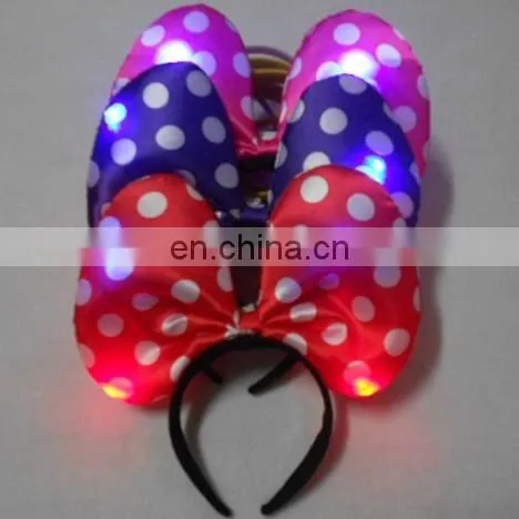 LHW-094 Party bowknot headband with led light