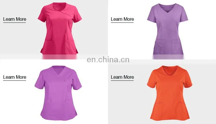 2017 Trending White Polyester Cotton Hospital uniform