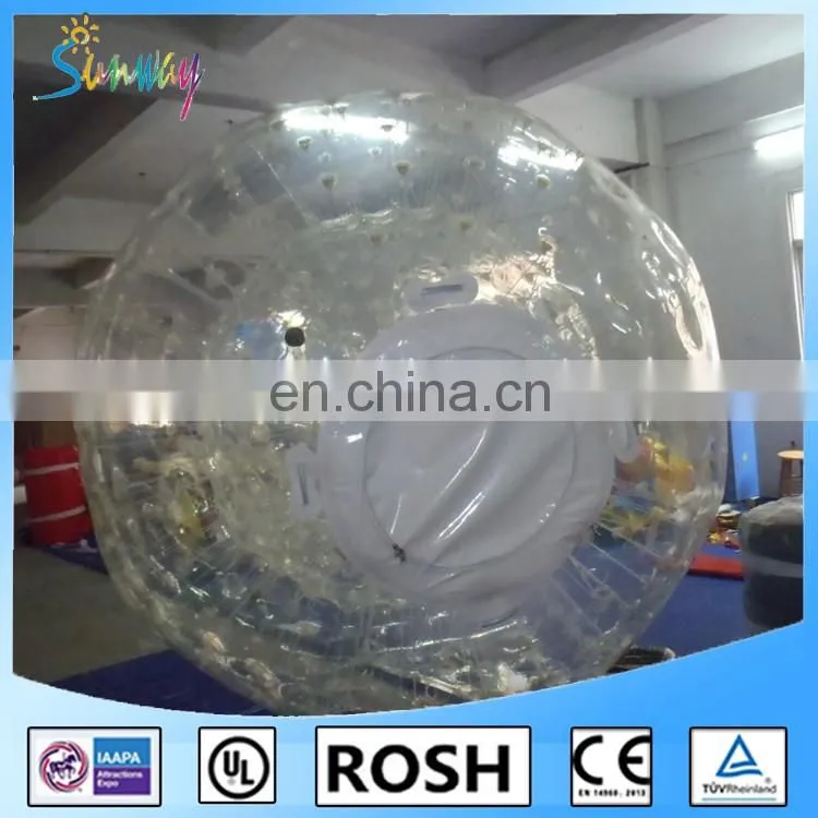 SUNWAY New design amphibian TPU PVC inflatable balls water ball zorb ball