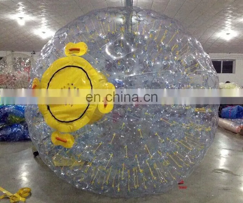 Factory price custom inflatable clear body zorb ball