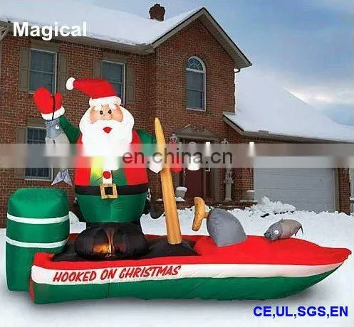 20ft christmas inflatable santa/inflatable decorations
