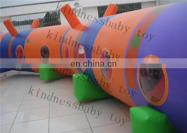 2015 cheap inflatable toys tunnel rental , infaltable airplane tunnel for sale