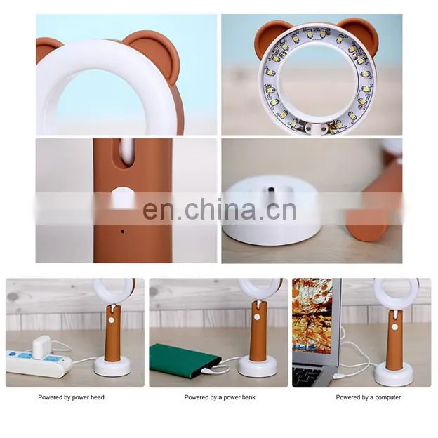 New USB rechargeable led lamp,cute cartoon Led night pet lamp,small desk lamp led for children