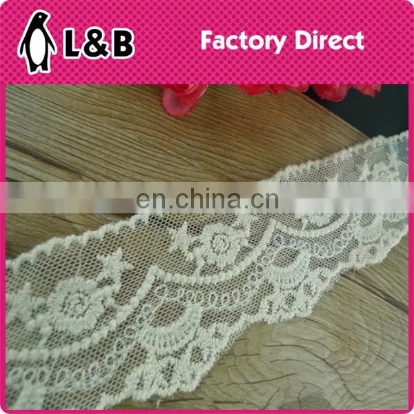wholesale new design embroidery cotton chemical tulle lace