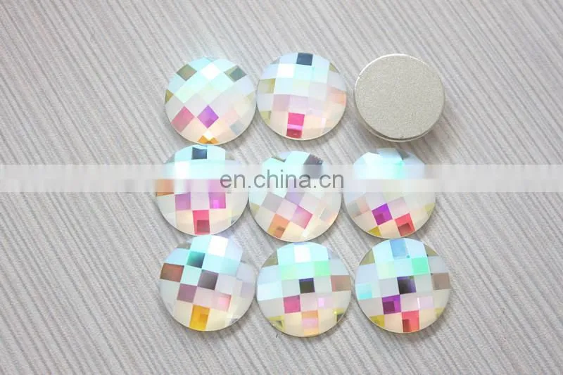 DZ-1011 flat back glass rhinestone for garment decoration