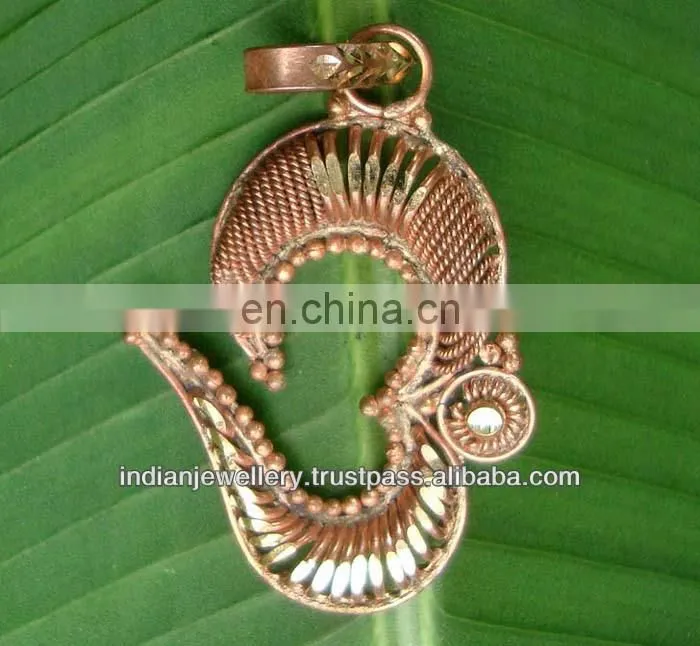 copper jewelry pendants, custom copper jewellery designs manufacturer