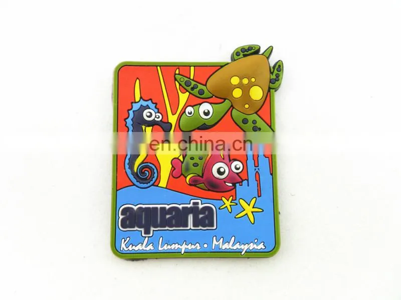 custom logo 3D cartoon rubber/silicone PVC label/badge
