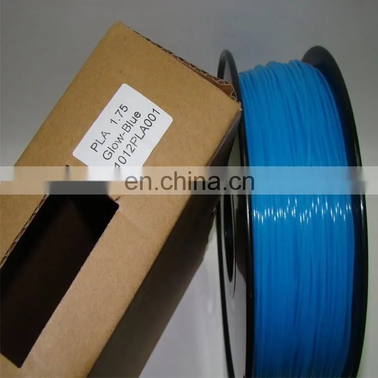 Glow in the dark PLA 3d printer filament for 3d printing 1.75mm pla filament 0.5kg