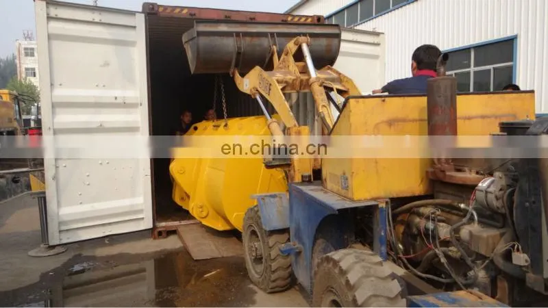 ISO certificate Chinese payloader 4 wheel drive 3cbm 5ton 655D Wheel backhoe loader Sugarcane Grab Loader