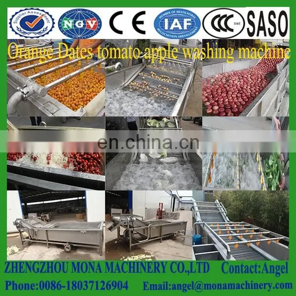 fruit processing industrial vegetable and fruit washing machine