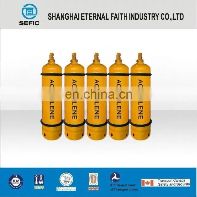 High Quality Acetylene Cylinder Empty Acetylene Gas Cylinder