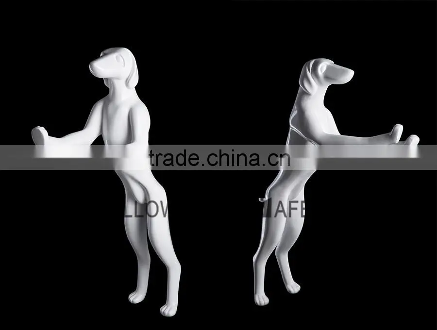 Fashion white pet dog mannequins for sale