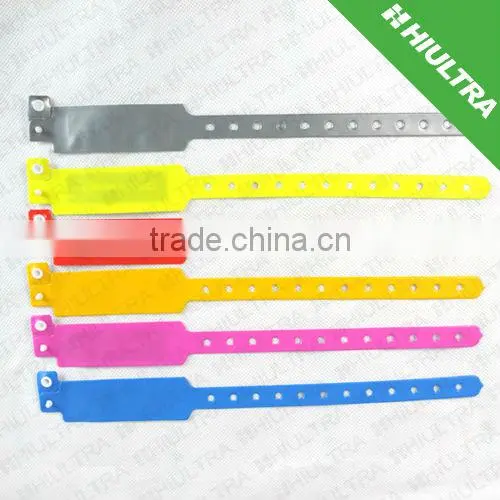 UHF Disposable TYVEK rfid bracelet tag One-time TYVEK RFID Bracelet tags tracking