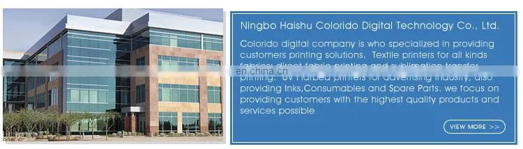 Direct printing on silk fabric Belt type textile inkjet printer