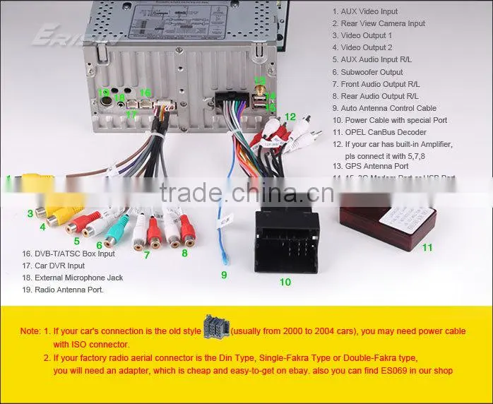Erisin ES7681P 7" Special Car DVD GPS 3G Signum 2003