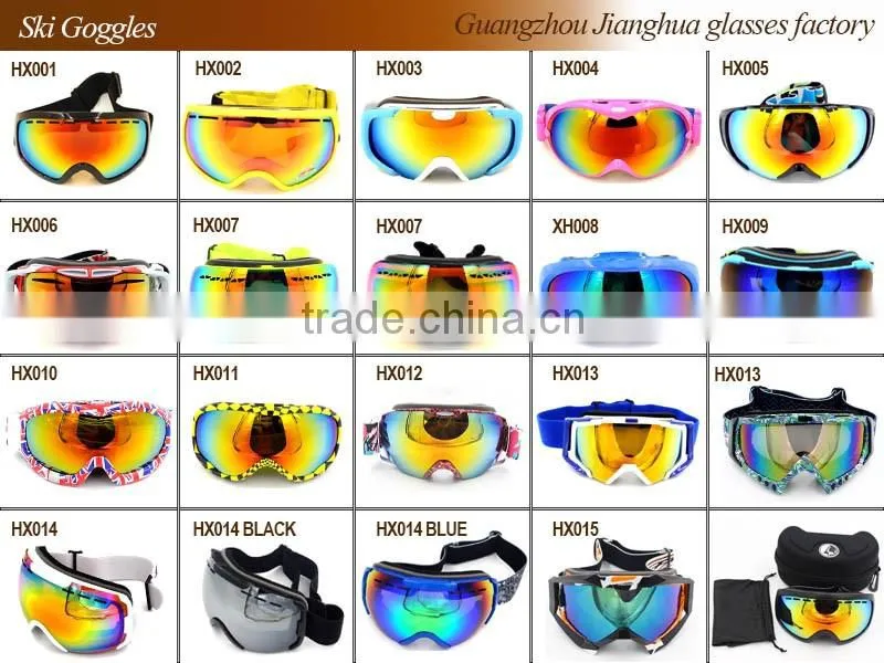 Cool style outdoor snowmobiling snow goggles REVO dual lens cheap skiing goggles