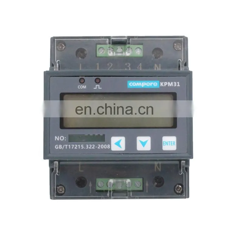 3 phase KPM53ER rated current 5A LCD display 4 quadrant energy rs485 port modbus rtu smart power meter