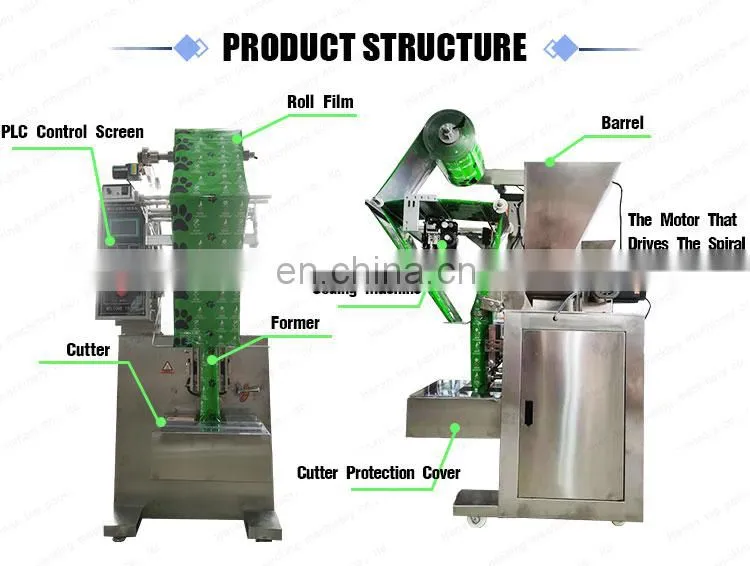 Automatic coffee powder Pesticide powder packing filling machine 4 side seal 1g-1000g with date printer