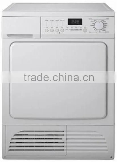 8kg electric clothes condenser dryer with CE&LED display