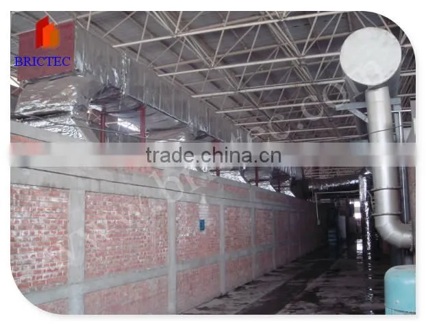 Small tunnel brick kiln use coal nature gas petrol coke LPG heavy oil