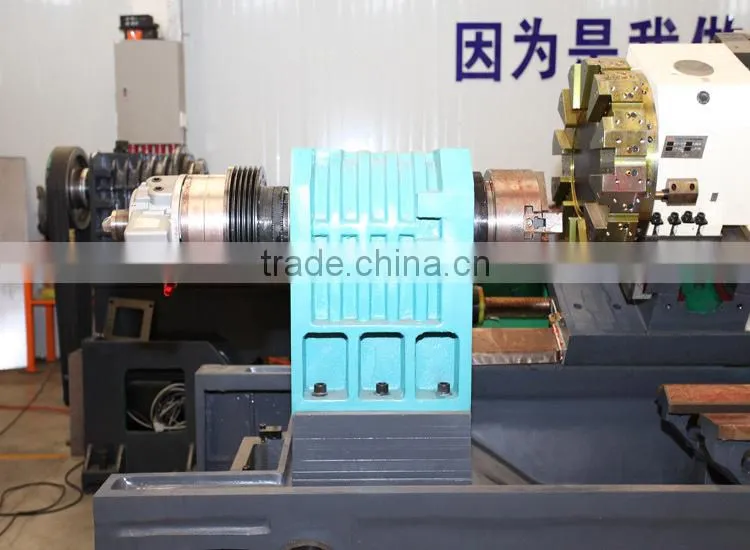 TSC36L Slant Bed Cnc Lathe for processing aluminum pulley/metal lathe linear rail 5000rpm 56mm spindle bore 6'' hydraulic chuck