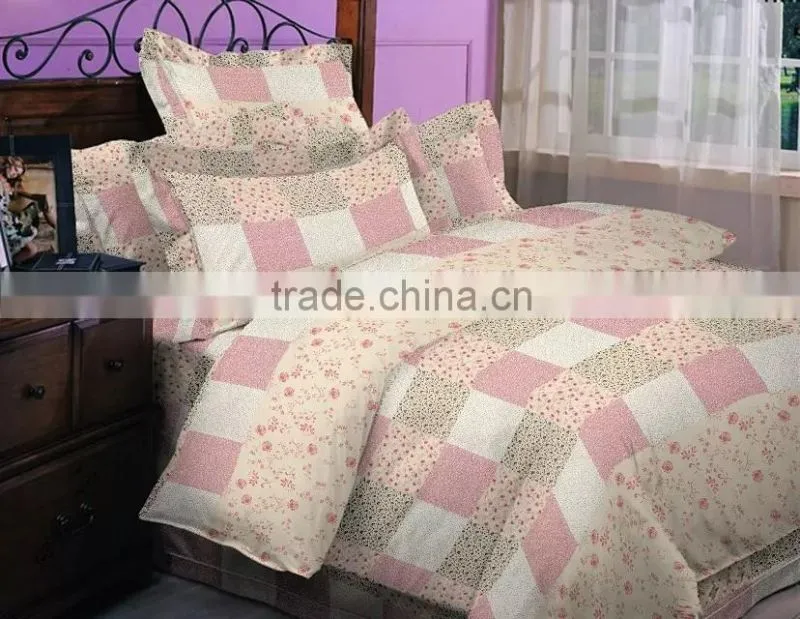 fashion design microfiber fabric bedding sheet set for home textile